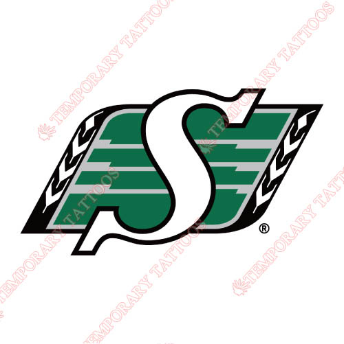 Saskatchewan Roughriders Customize Temporary Tattoos Stickers NO.7619